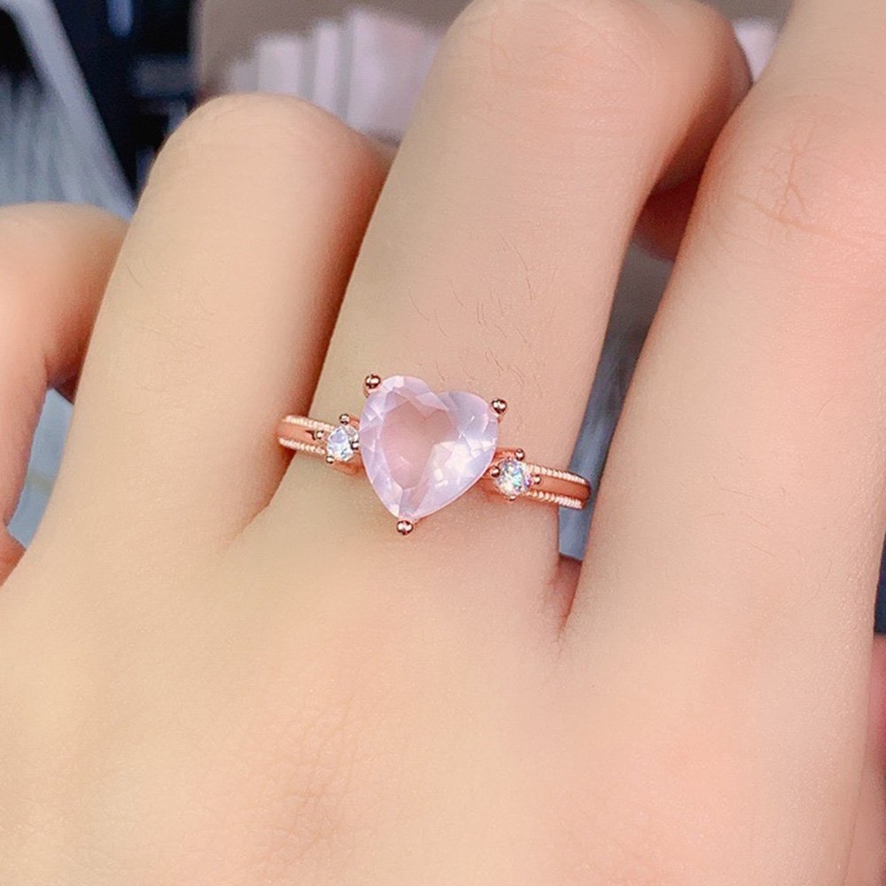 Rose Quartz Crystal Ring Stand – by charlotte