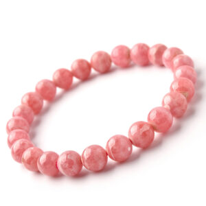 Ice Argentina Rhodochrosite Single Loop Bracelet