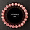 Ice Argentina Rhodochrosite Single Loop Bracelet - Image 8