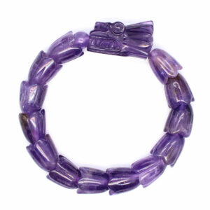 Natural Amethyst Dragon Bracelet