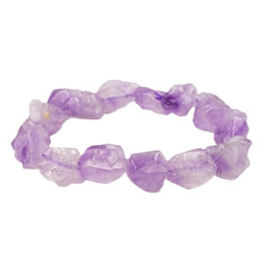 Natural Amethyst Raw Ore Raw Stone Bracelet