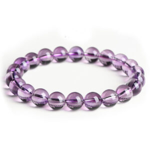 Natural Light Amethyst Bracelet