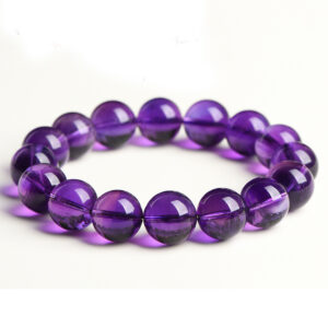 Natural Uruguayan Amethyst Bracelet Ultra Transparent Quality