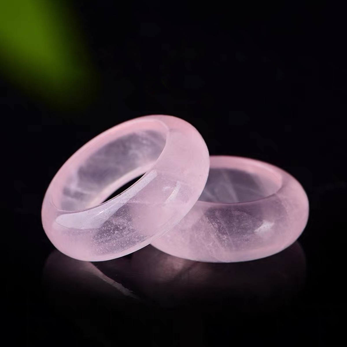 Donut Rose Quartz Ring - Image 3
